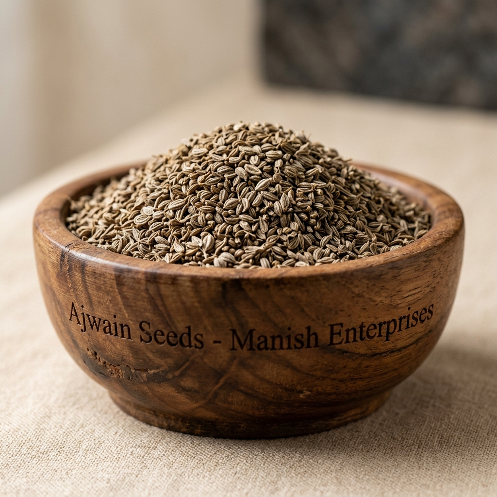 Premium wholesale Ajwain seeds carom seeds sortex clean Neemuch Manish Enterprises